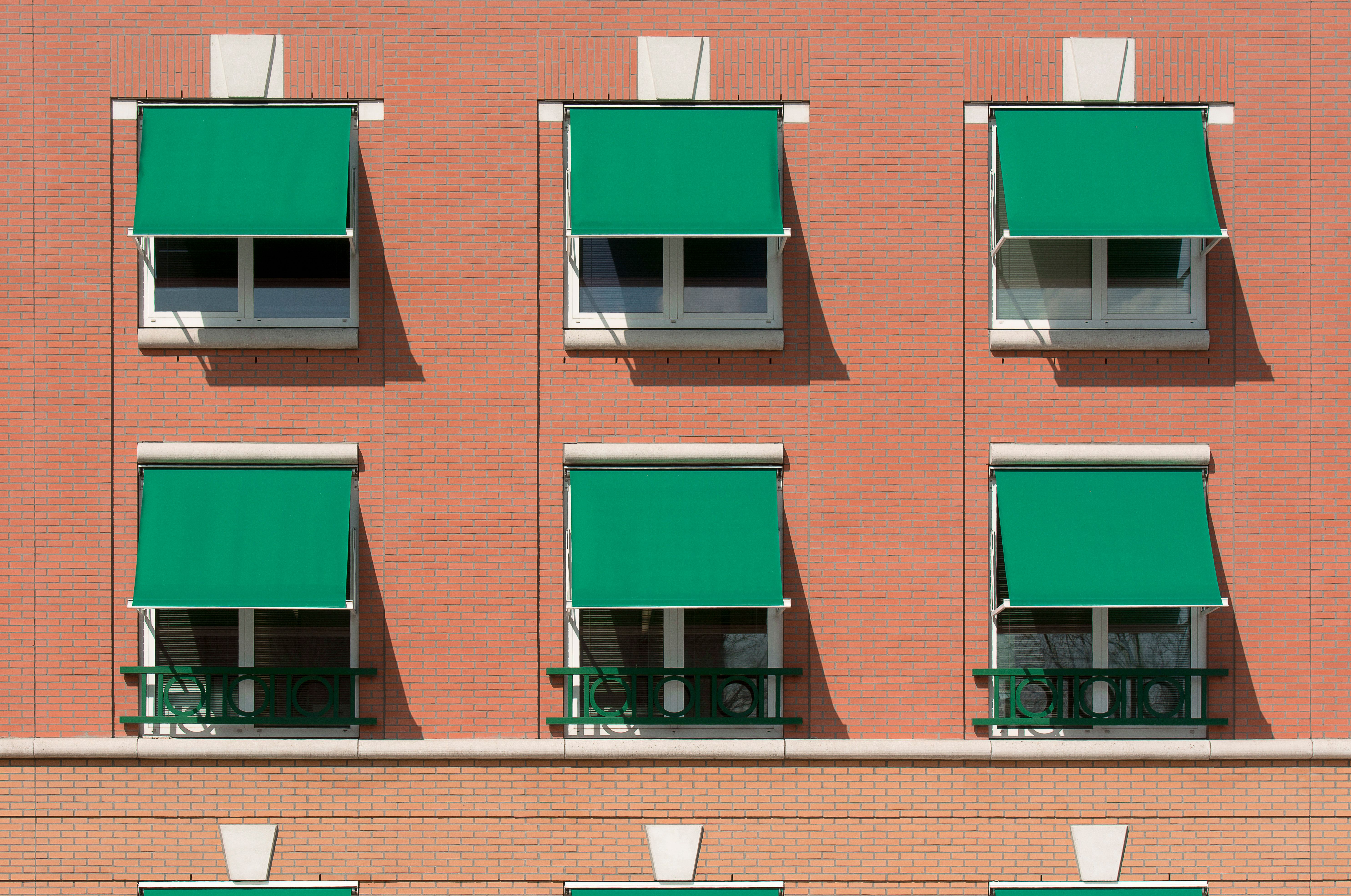 Commercial storefront awning